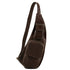 Leather crossover bag